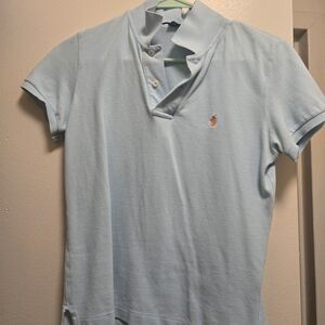 Ralph Lauren Sky Blue Skinny Polo